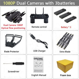 Professional Selfie Drone  Dual Camera HD 1080P