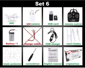 X5C (Upgrade Version) RC Drone 6-Axis Remote Control Quadcopter